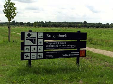 toegang gebied Ruigenhoeksepolder